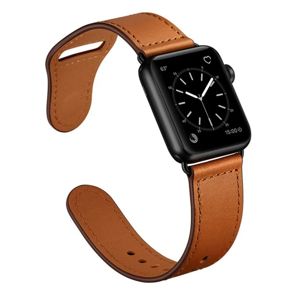 100% Genuine Leather Strap for Apple Watch