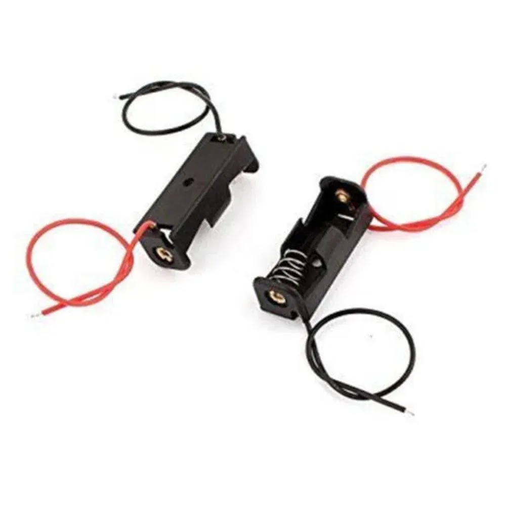 12V Battery Holder Case with Switch - 5-Pack for Holiday Decor & Power Solutions