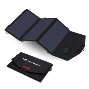 18V 21W Solar Charger Solar Panel Waterproof Foldable Solar Power Bank for 12v Car Battery Mobile Phone Outdoor Hiking