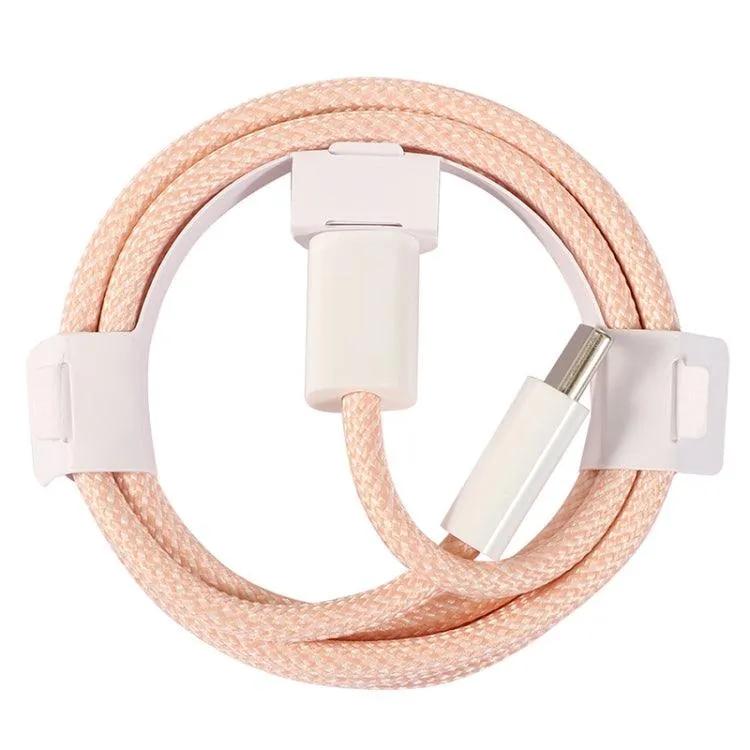 1m Macaron Braided USB-C to USB-C Fast Charging Cable