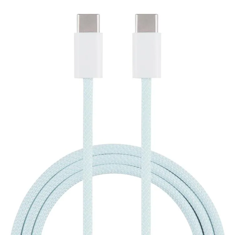 1m Macaron Braided USB-C to USB-C Fast Charging Cable