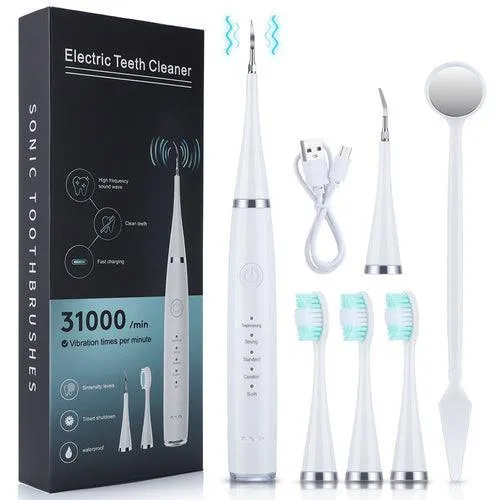 2 in 1 Dental Whitening Electric Tooth Brush Tartar Remover Teeth