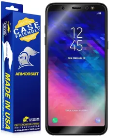 [2-Pack] Samsung Galaxy A6 Case-Friendly Screen Protector