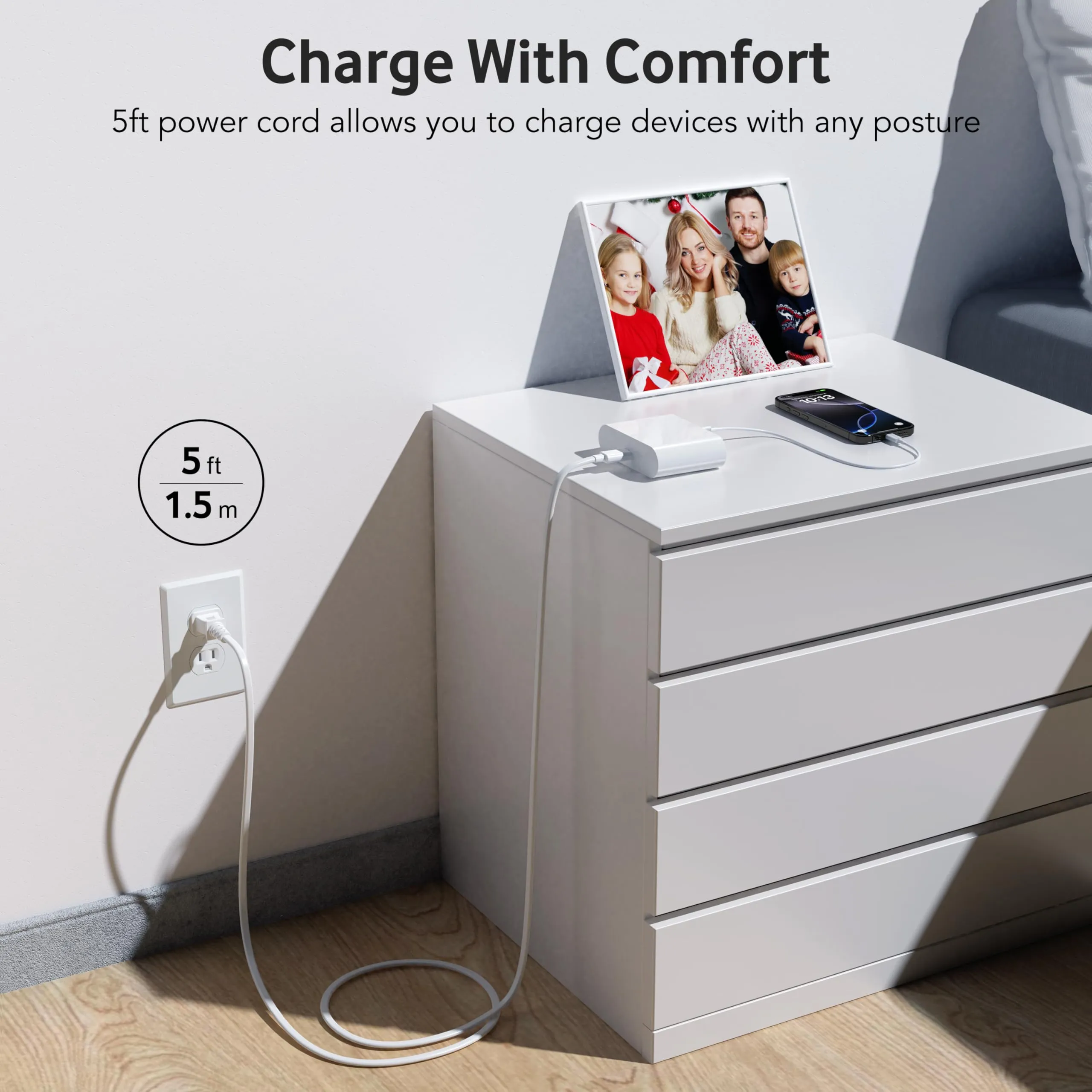 200W USB C Charger Block, 6 Port USB C Fast Charger Charging Station Hub Brick Multi Wall Charger Laptop Power Adapter for MacBook Pro Air iPad Pro iPhone 15 14 13 12 Galaxy Note S23 Pixel Steam Deck