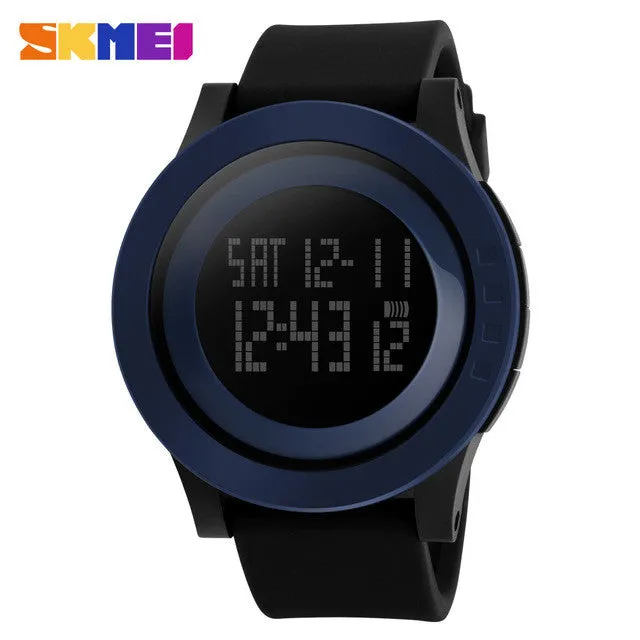 2016 New Brand SKMEI Watch Men Military Sports Watches Fashion Silicone Waterproof LED Digital Watch For Men Clock digital-watch