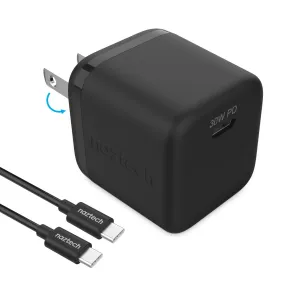 30W PD Wall Charger   USB-C to USB-C Cable 6ft for Traveling