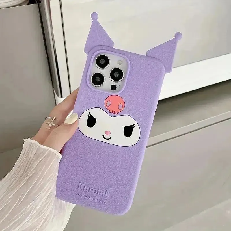 3D Slim Kuromi Phone Case (For iPhones)