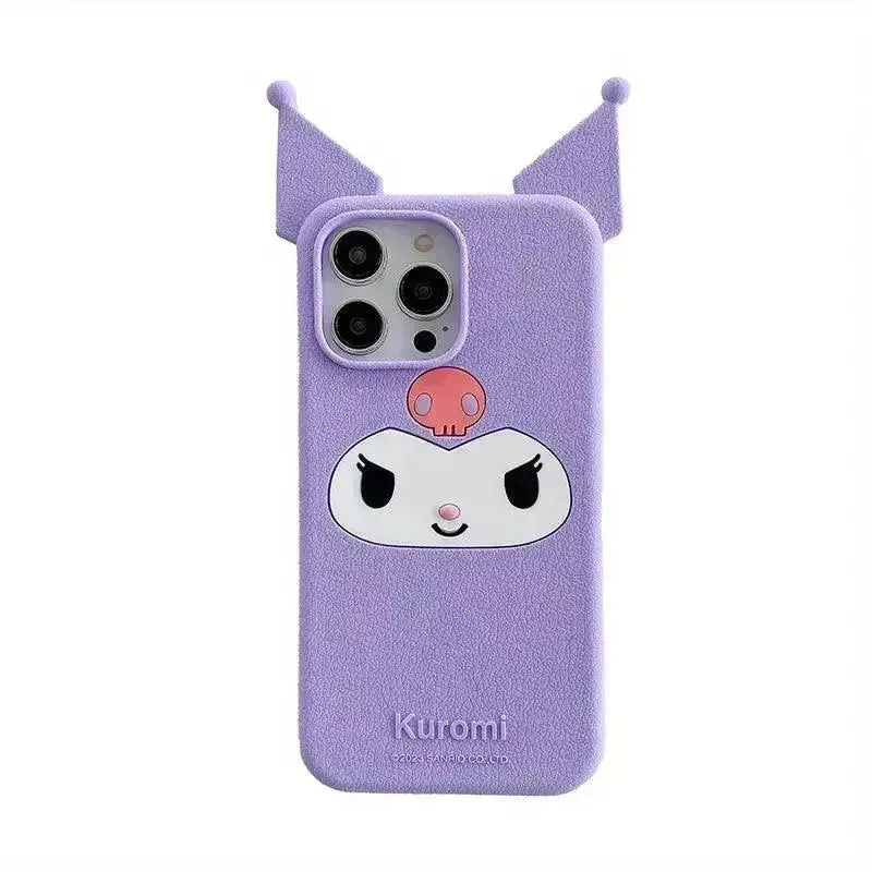 3D Slim Kuromi Phone Case (For iPhones)