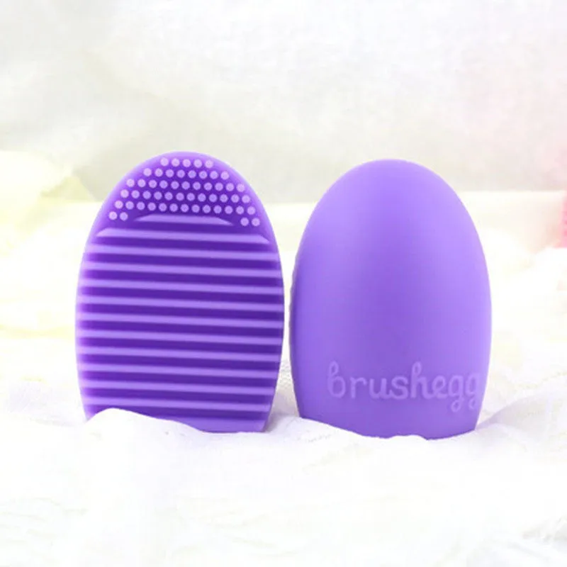 4Pcs Makeup Brush Cleaner Mat Silicone Cosmetic Cleaning Pad