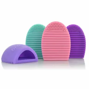 4Pcs Makeup Brush Cleaner Mat Silicone Cosmetic Cleaning Pad