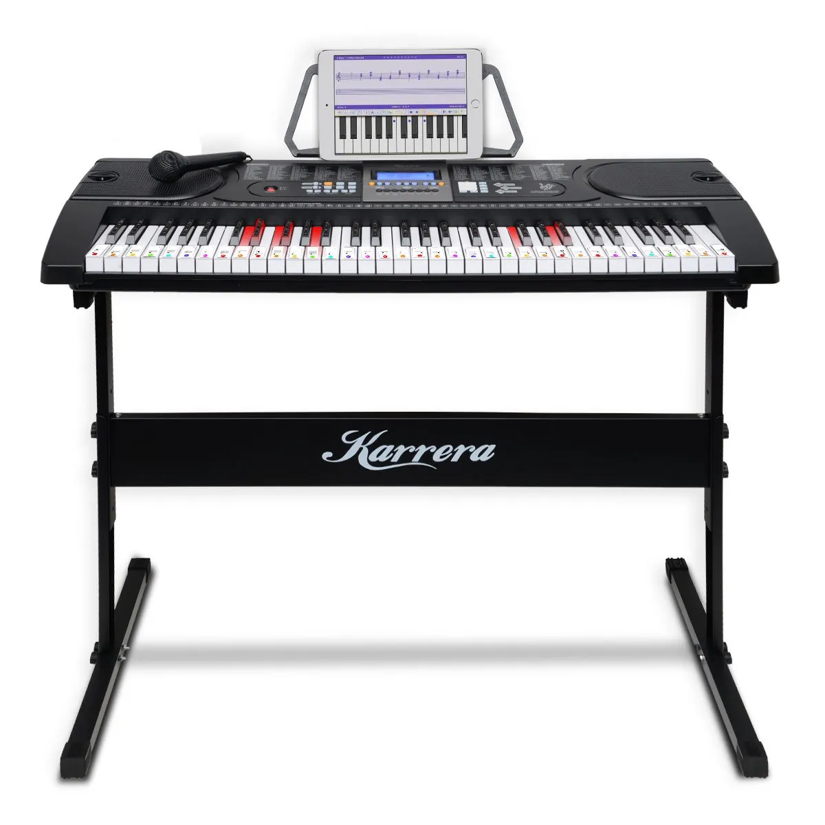 61-Key LED Keyboard with Stand, 255 Timbres & Rhythms