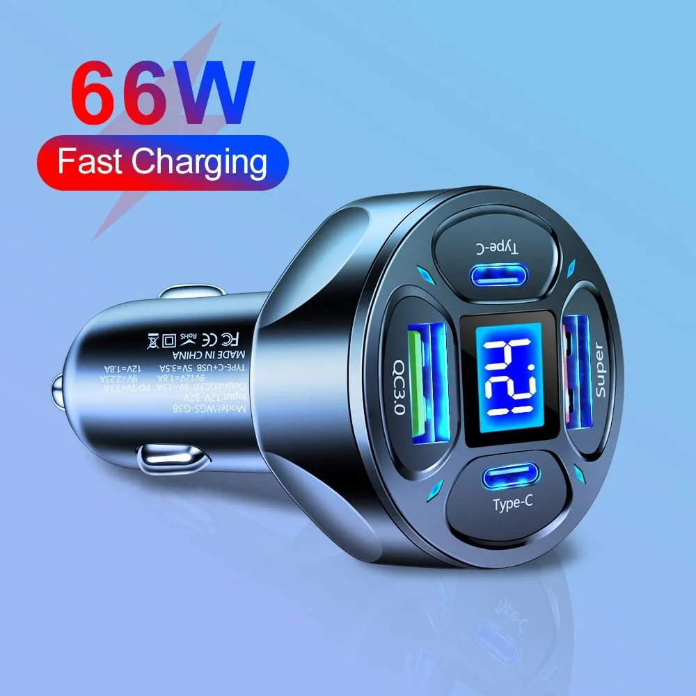 66W Dual USB Car Charger