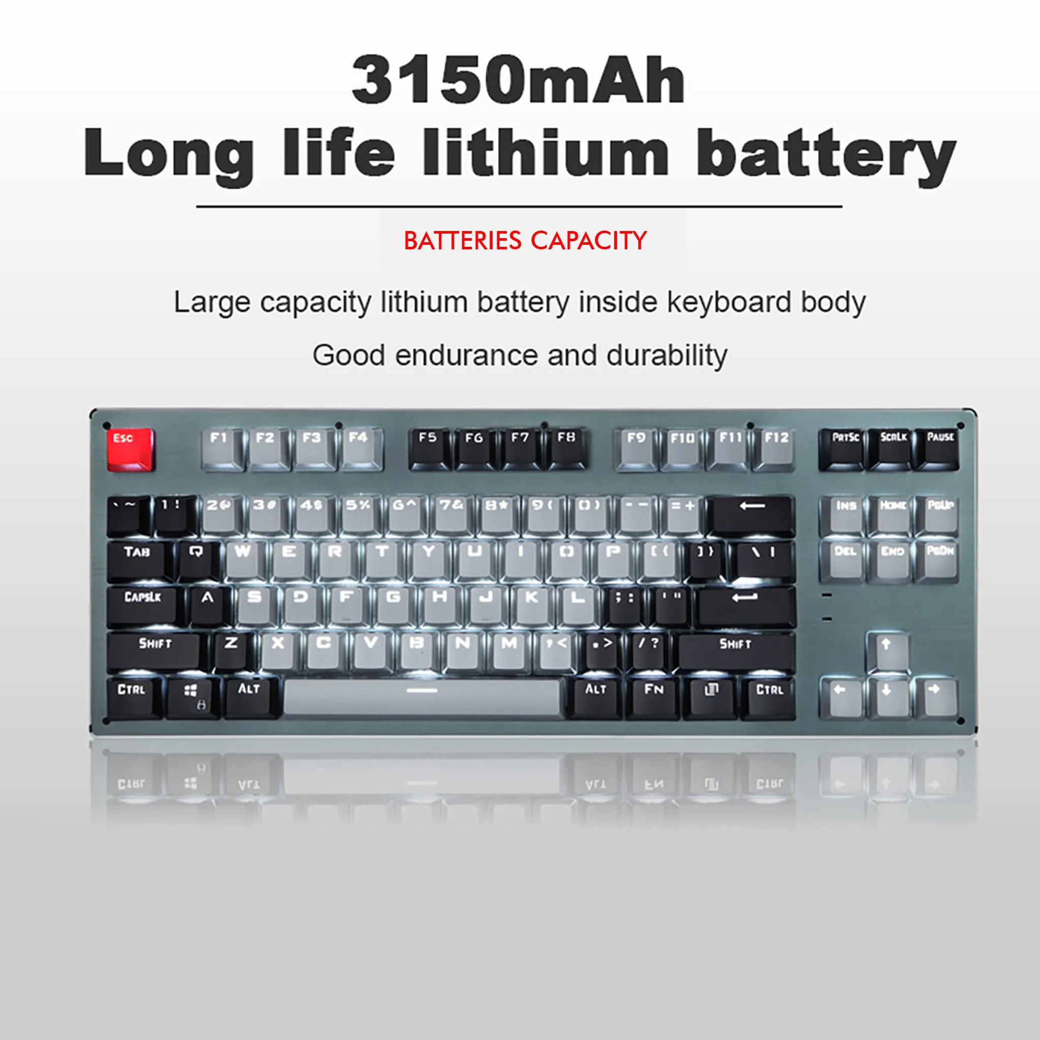 80% TKL Mechanical Bluetooth Keyboard