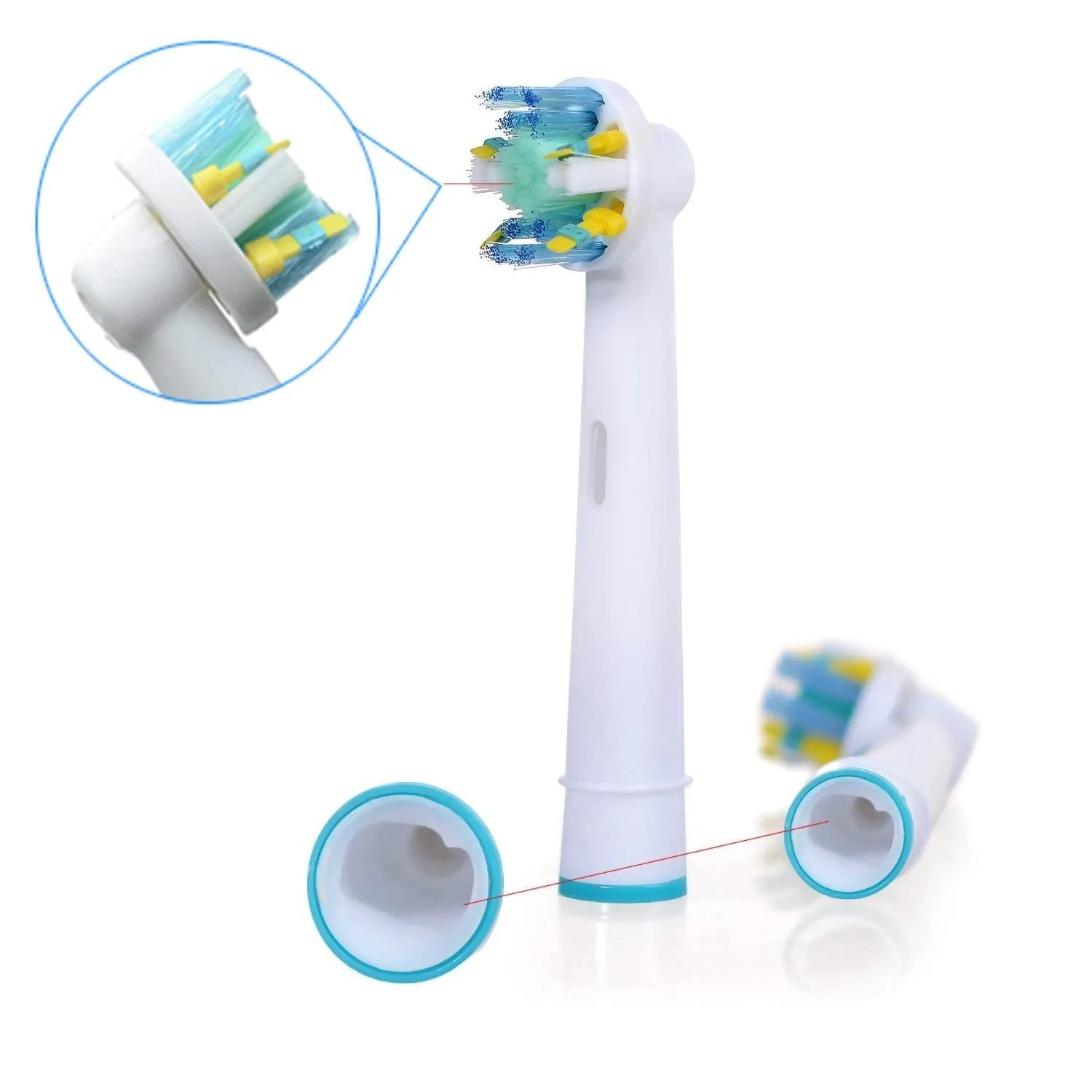 8pc Replacement Electric Toothbrush Heads Compatible for Ora