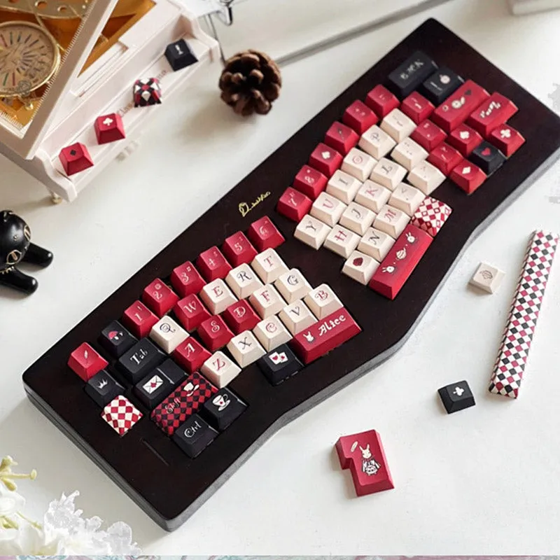 ACGAM Alice Retro Keycap Set Cherry Profile 142 Keys