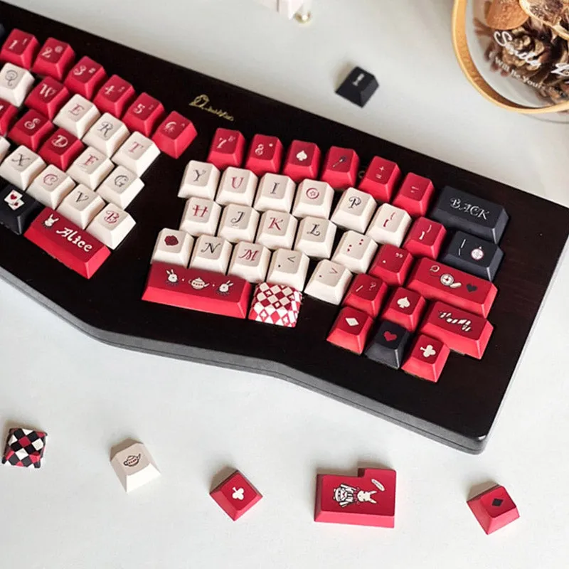 ACGAM Alice Retro Keycap Set Cherry Profile 142 Keys