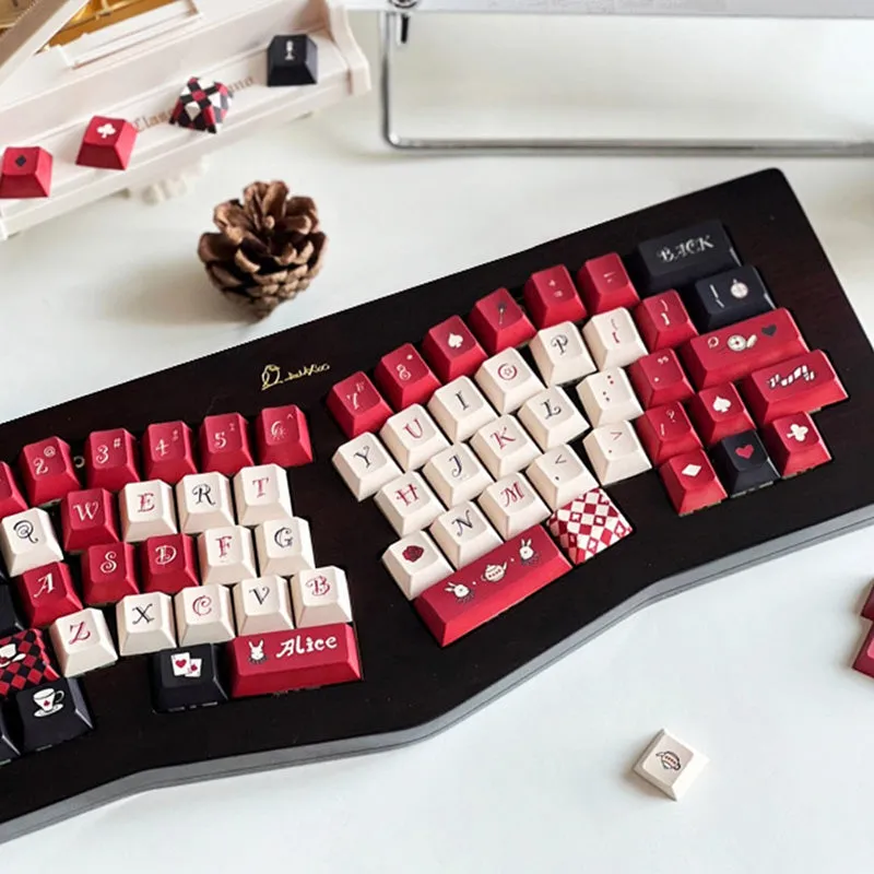 ACGAM Alice Retro Keycap Set Cherry Profile 142 Keys