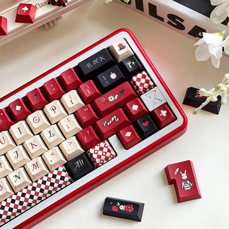 ACGAM Alice Retro Keycap Set Cherry Profile 142 Keys