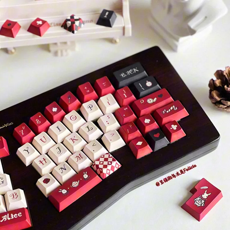 ACGAM Alice Retro Keycap Set Cherry Profile 142 Keys