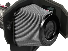 AFE Carbon Fiber Cold Air Intake System (w/Pro DRY S Filter): 300 / Challenger / Charger 6.4L 392 2011 - 2024