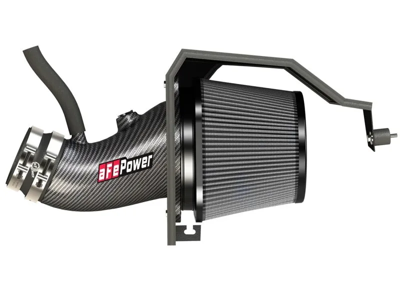 AFE Carbon Fiber Cold Air Intake System (w/Pro DRY S Filter): 300 / Challenger / Charger 6.4L 392 2011 - 2024