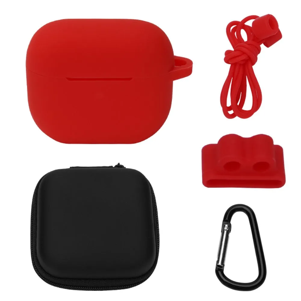 AirPods 3 silicone case with storage bag and accessories - Red