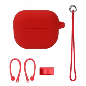 AirPods 3 silicone protector storage case with accessories - Red