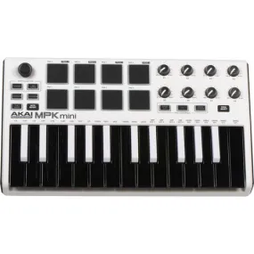 Akai Professional MPK mini MKII Compact Controller (White-Black)