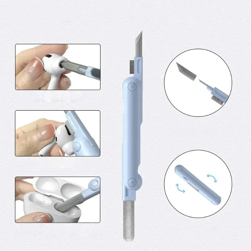 Alt-i-1 tastatur rensebørste