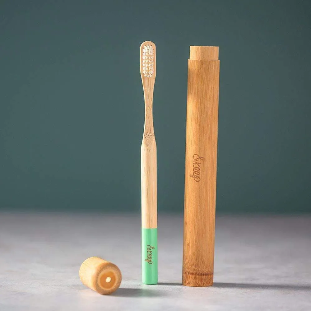 &Keep Bamboo Toothbrush Travel Pack