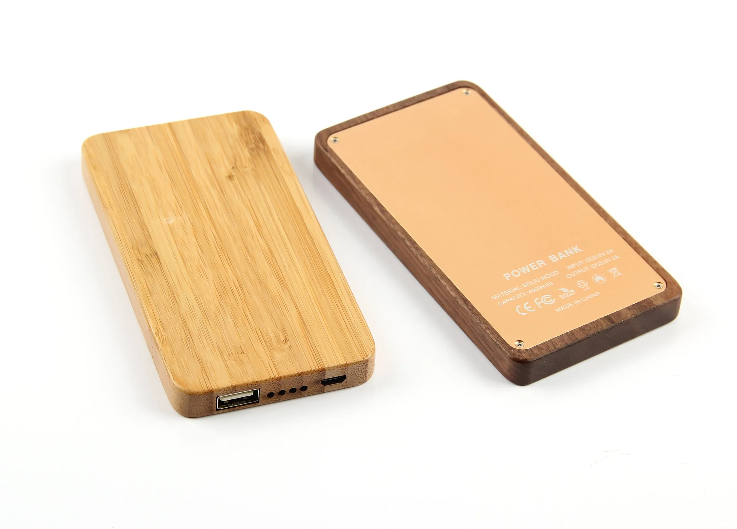 AMS-AK-037 - Wooden Power bank - 7800 mAh