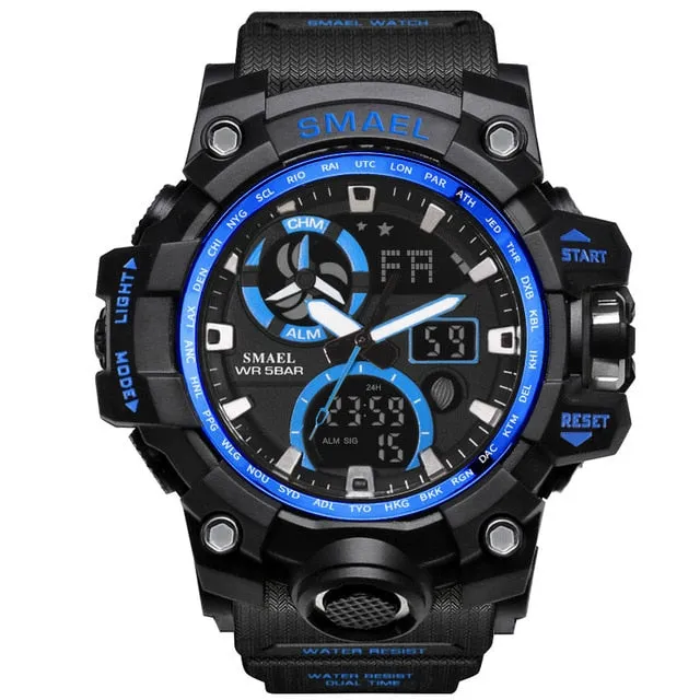 Army digital waterproof watch