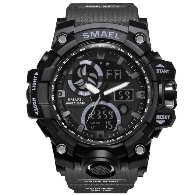 Army digital waterproof watch