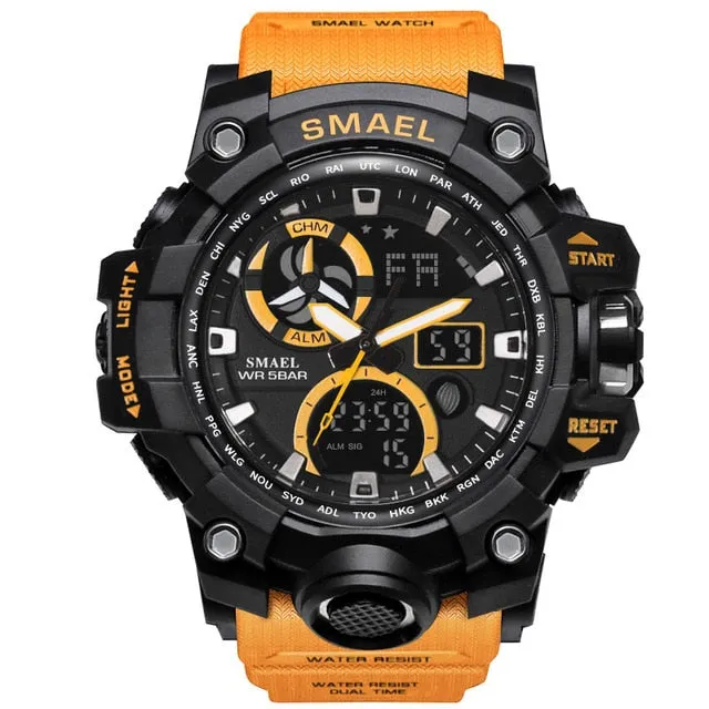 Army digital waterproof watch