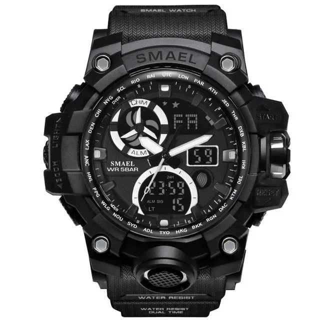 Army digital waterproof watch