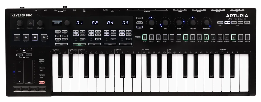 Arturia KEYSTEPPROCHROMA LTD Pro Version of KEYSTEP Portable USB Controller