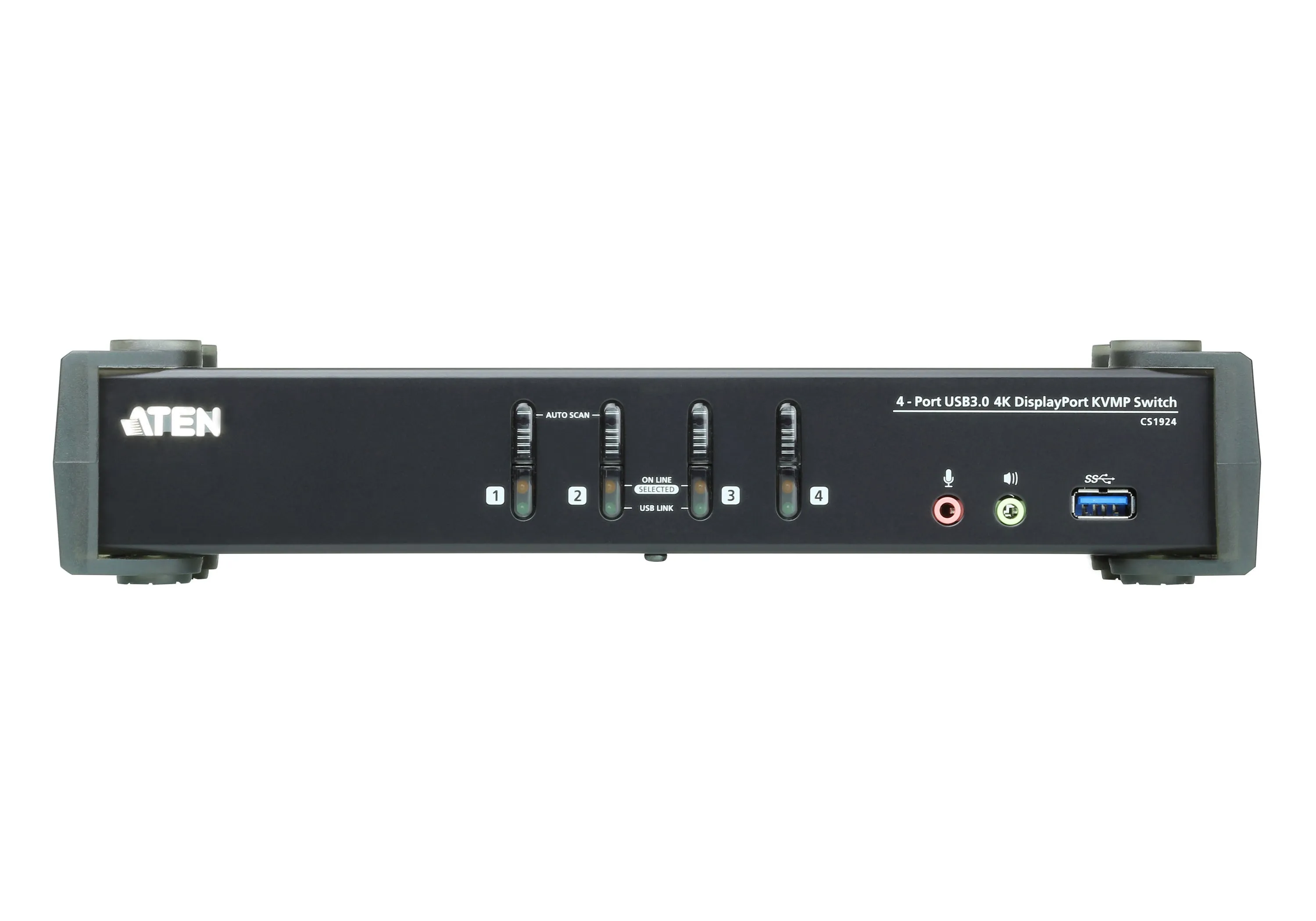 Aten Cs1924 Kvmp Switch - Kvm / Audio / Usb Switch - 4 Ports