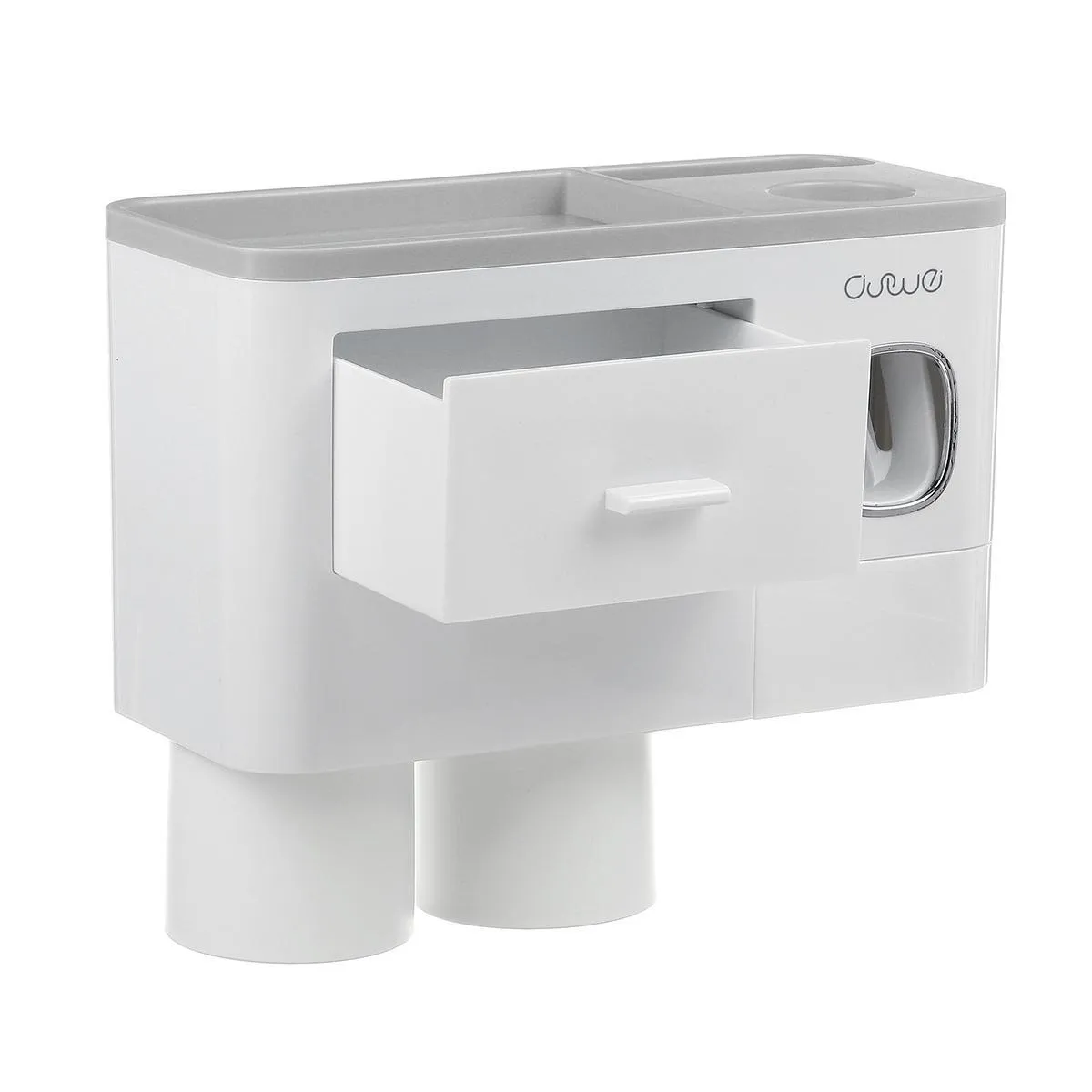 Automatic Toothpaste Dispenser With Magnetic Cups