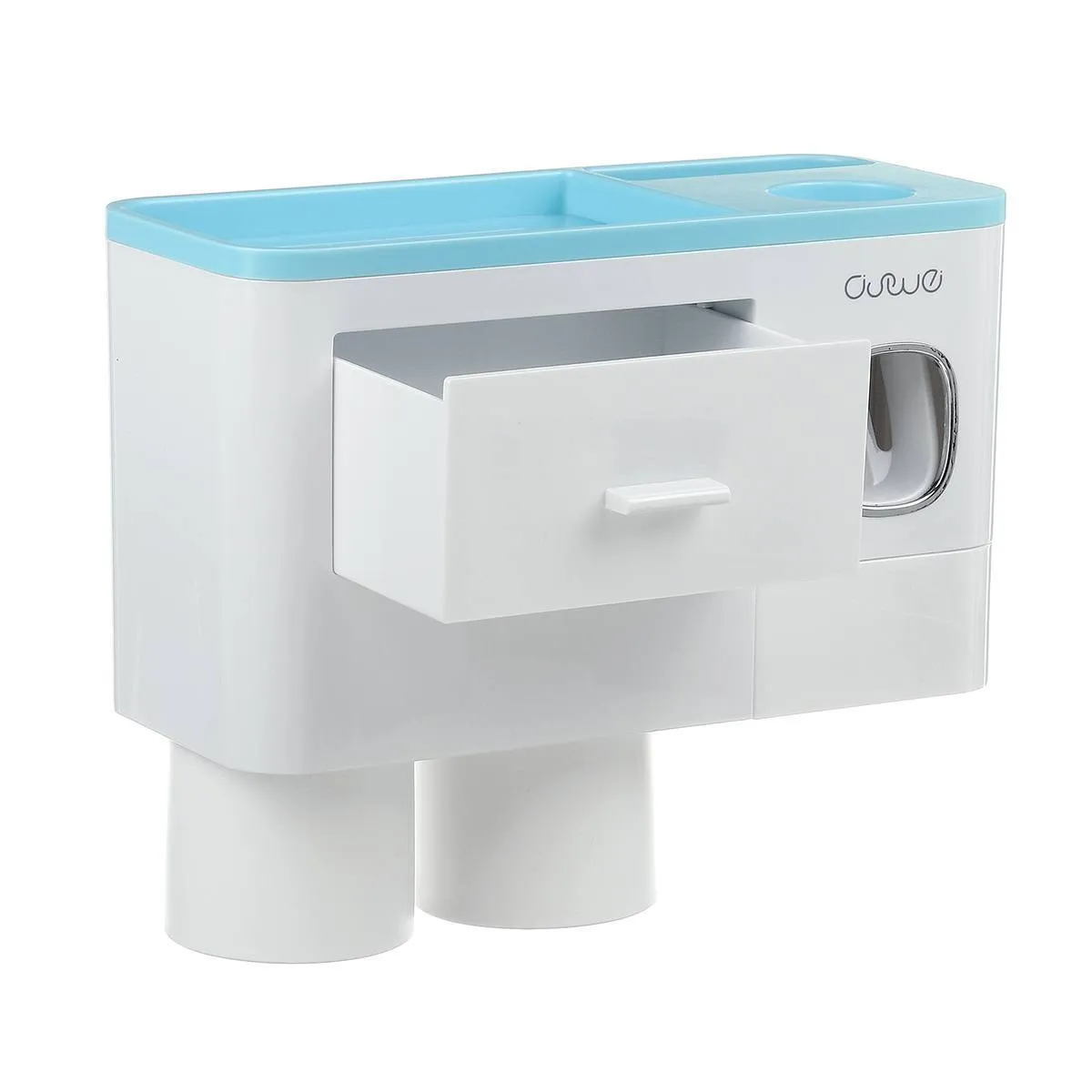 Automatic Toothpaste Dispenser With Magnetic Cups