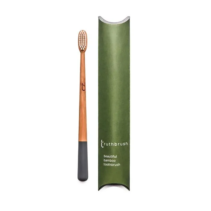 Bamboo Toothbrush - Medium - Storm Grey