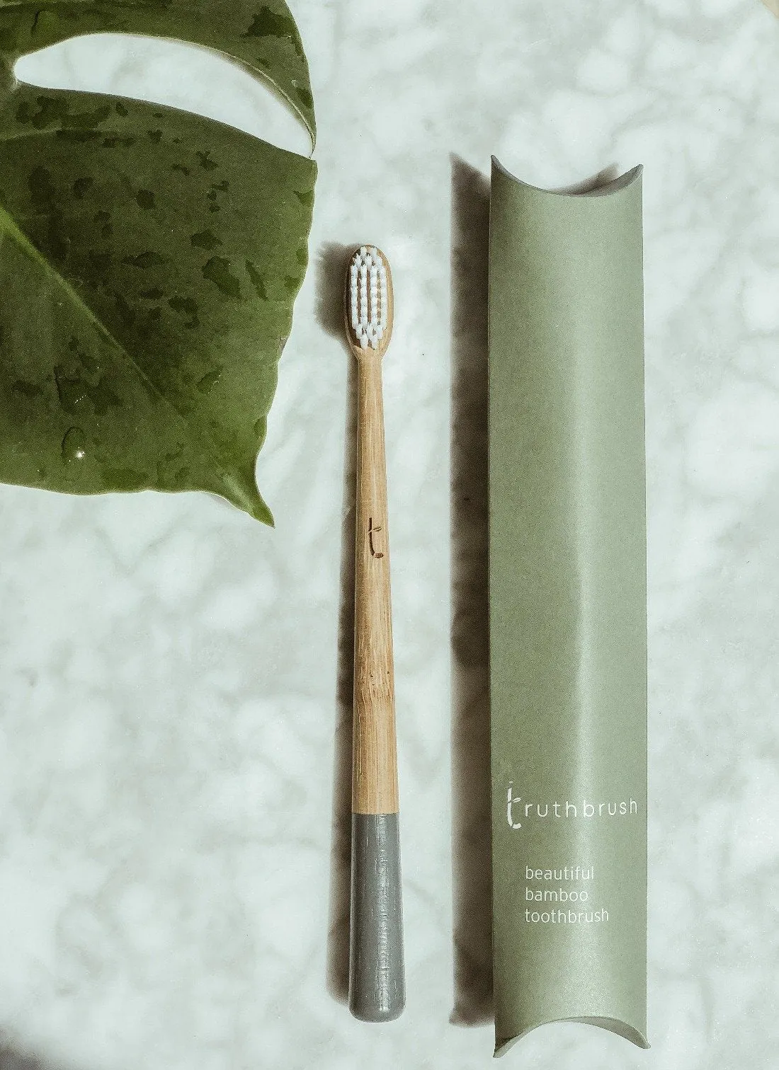 Bamboo Toothbrush - Medium - Storm Grey