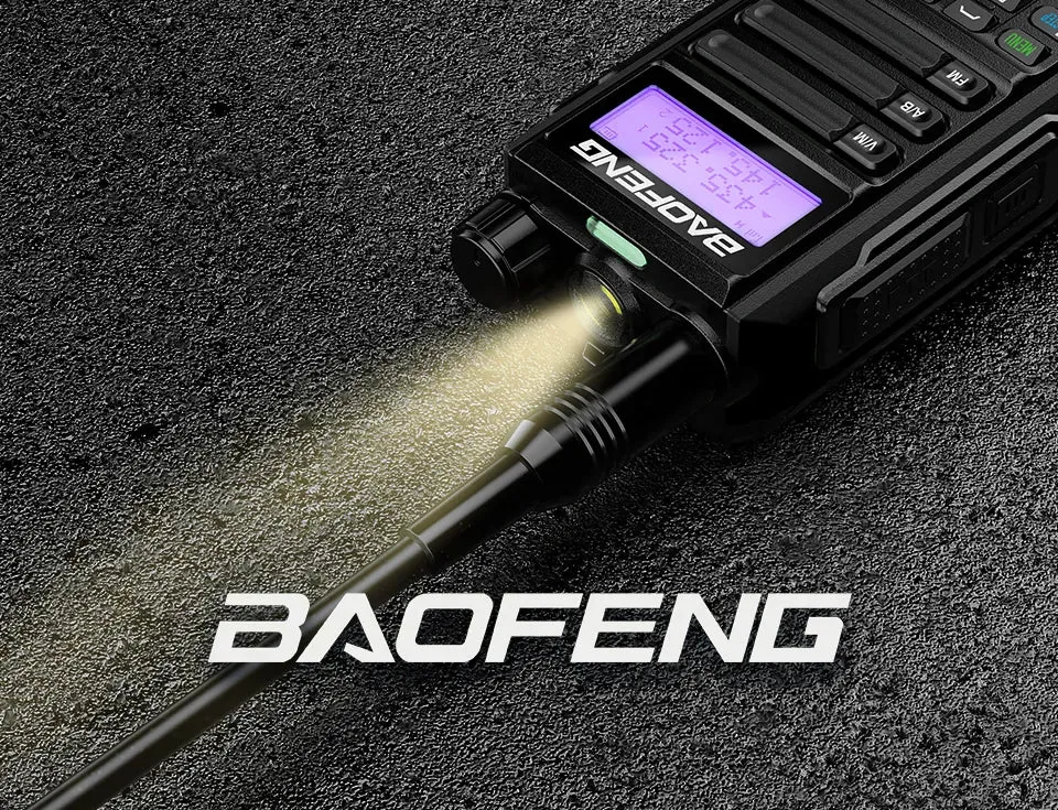 BaoFeng UV16 Walkie-Talkie Tri Band Professional Hunting Ham Waterproof Long Range Type-C Charger VHF UHF Two Way Portable Radio