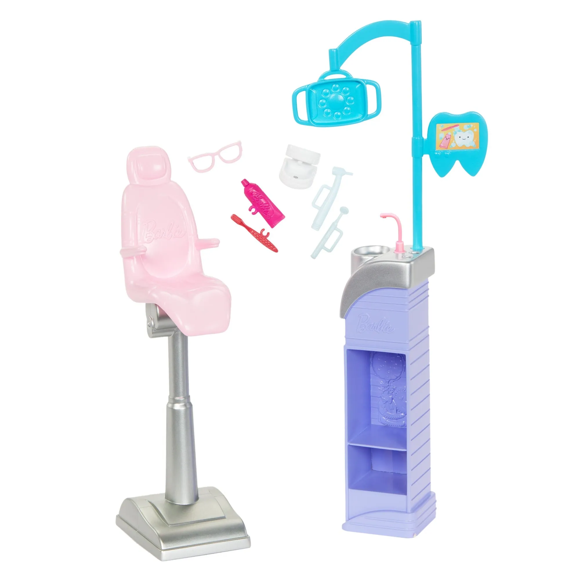 Barbie Careers Dentist Doll and Playset with Accessories for Ages 3 Years and Up