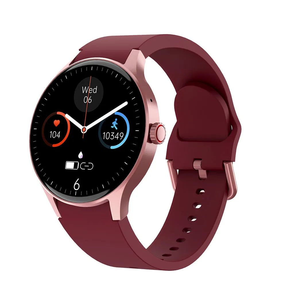 BEARSCOME Blood Pressure Blood oxygen Blood Sugar Monitoring Bluetooth Talk Play Music Health Waterproof Smartwatch