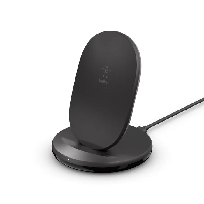 Belkin 15W Wireless Charging Stand With Wall Charger & Usb-C Cable