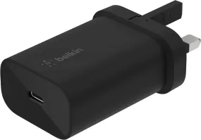 Belkin Boost Charge 25W USB C UK Wall Charger with PPS Black - WCA004muBK