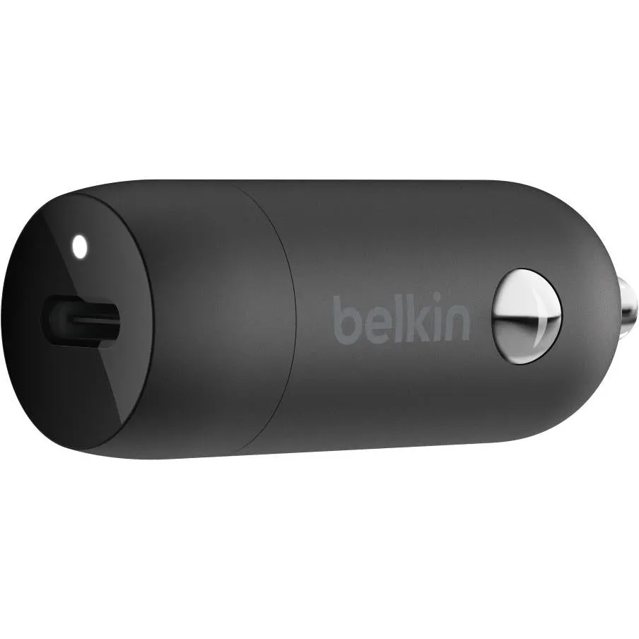 Belkin BoostUp Charge 30W USB-C Car Charger with Lightning Cable