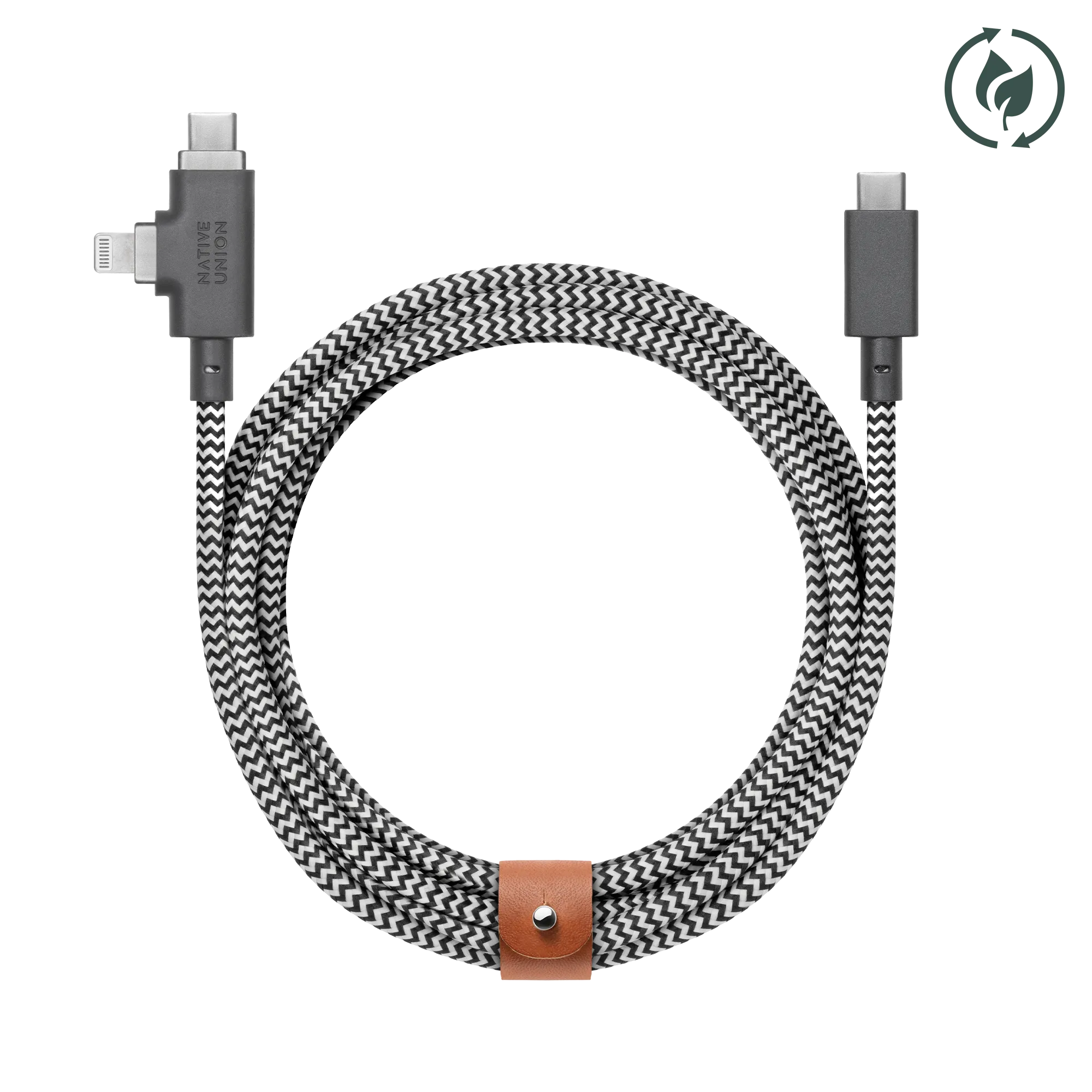 Belt Cable Duo Pro 240W (USB-C to USB-C & Lightning)