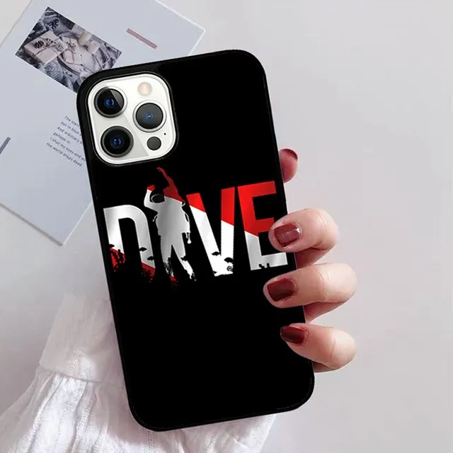 Blue Dive iPhone Case - various motives