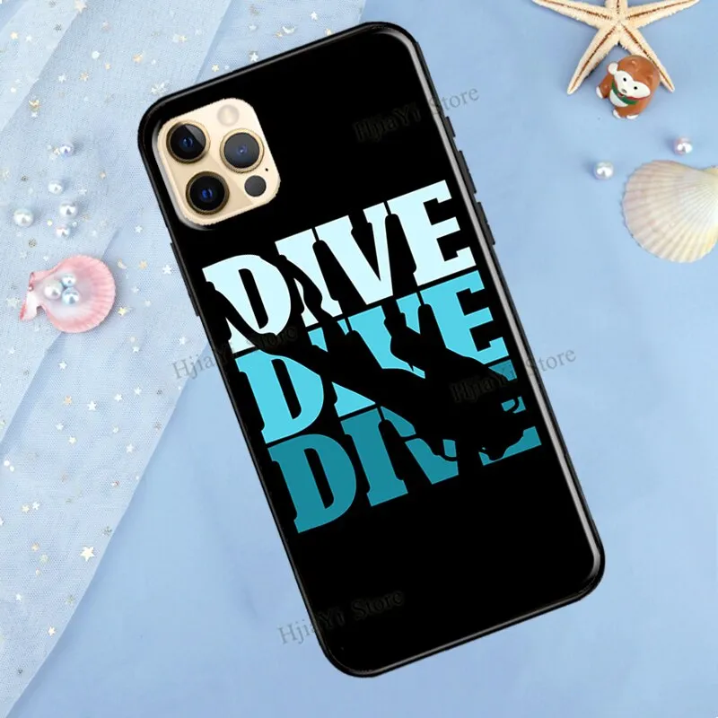 Blue Dive iPhone Case - various motives